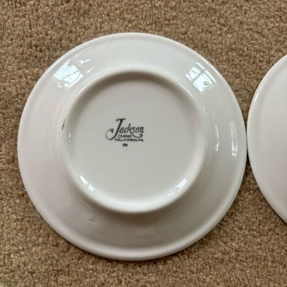 2 Jackson China Greek Key 6 1/4” Plates - Picture 5 of 6